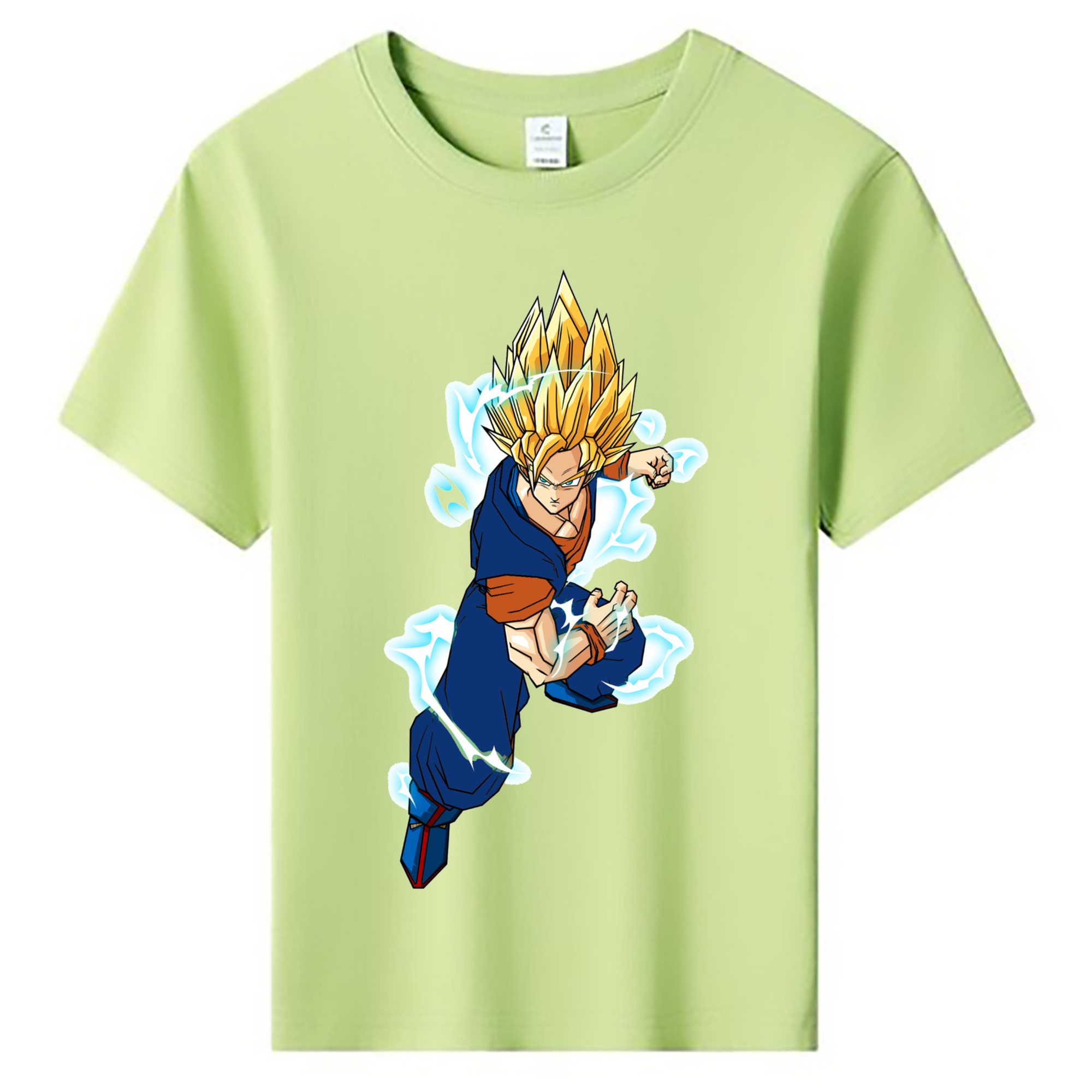 （画像用） ドラゴンボール 孫 悟飯（そんごはん）DRAGON BALL Son Gohan 綿100％キッズTシャツ（フロントプリント）